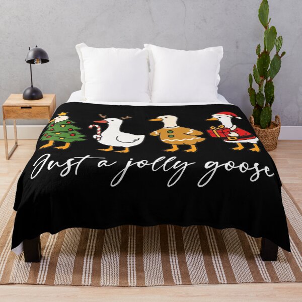 Item preview, Just A Jolly Cute Goose Funny Merry Goosemas Christmas Xmas designed and sold by WayTBeenkenArt.