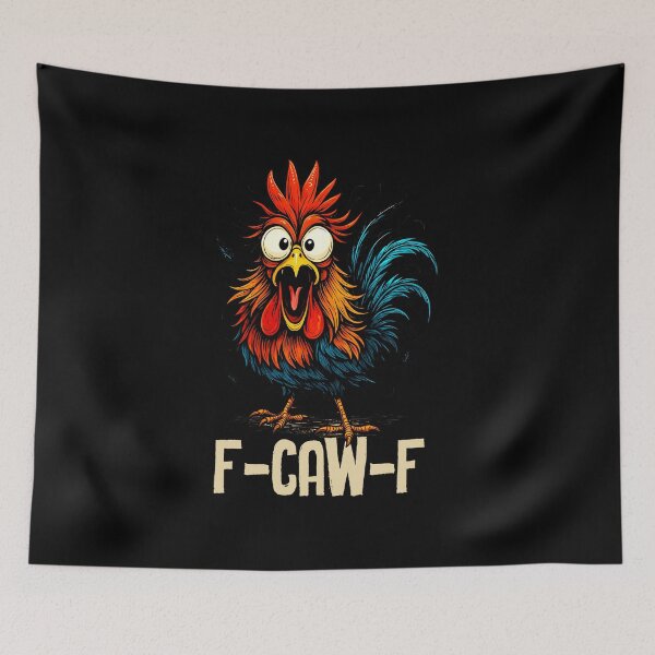 Item preview, Gallo divertido F-Caw-F designed and sold by damiloune.