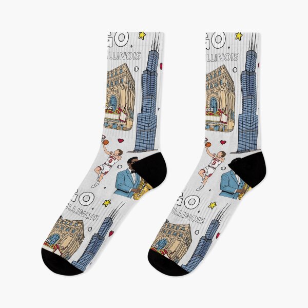 Item preview, Chicago City Vibes, Iconic Illinois Landmark and Sports Art designed and sold by mashmosh.