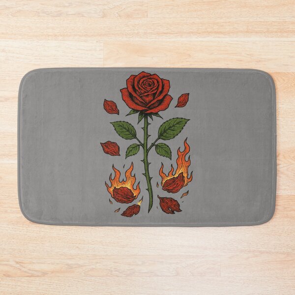 Item preview, Rose With Flames designed and sold by Planetporridge.