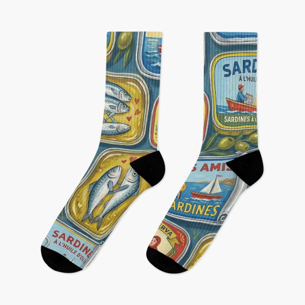 Item preview, Partners in Brine - Vintage Tinned Fish Mosaic designed and sold by SavinMercantile.