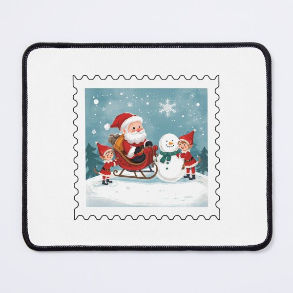 Item preview, Happy Santa and elves in festive season designed and sold by TheLaplandStore.