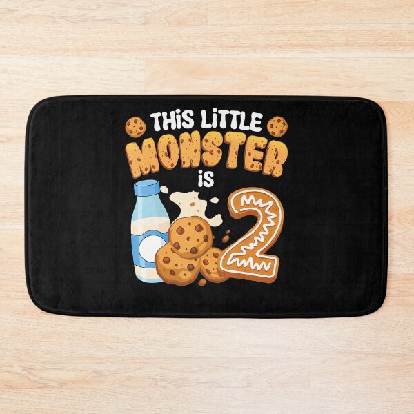 Item preview, Milk And Cookies This Little Monster Is 2 2Nd Bday Boy Girl designed and sold by TysonLangosh.