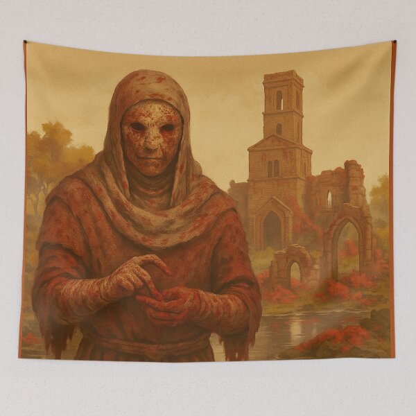 Item preview, Elden Ring Travel Poster - Rose Church, Liurnia (White Mask Varre) designed and sold by PizzaBaratheon.