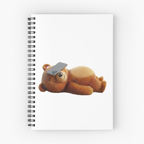 Item preview, Nap Time Fail" - Sleeping Cute Bear with Phone on Face designed and sold by KayaVisuals.