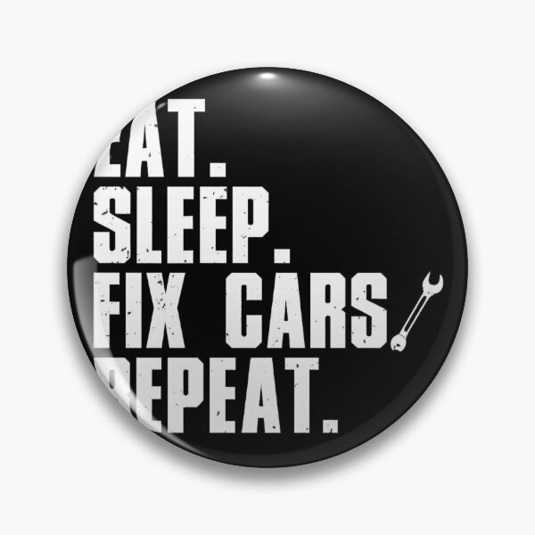Item preview, Eat Sleep Fix Cars Repeat – Mechanic Life Quote Design designed and sold by haitrieuic96.