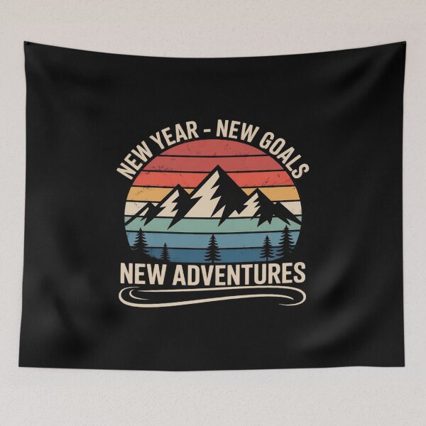 Item preview, New Year New Goals New Adventures Back To School  designed and sold by RsFilsingerArt.