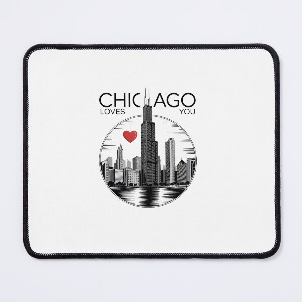 Item preview, Chicago Ringer Chicago Loves You City Skyline Souvenir designed and sold by namibambam.