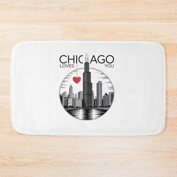 Item preview, Chicago Ringer Chicago Loves You City Skyline Souvenir  designed and sold by namibambam.