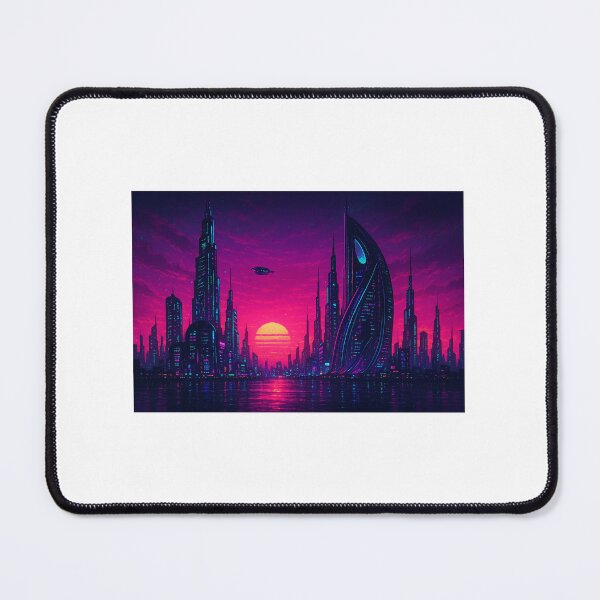 Item preview, Purple futuristic City designed and sold by eliasase.