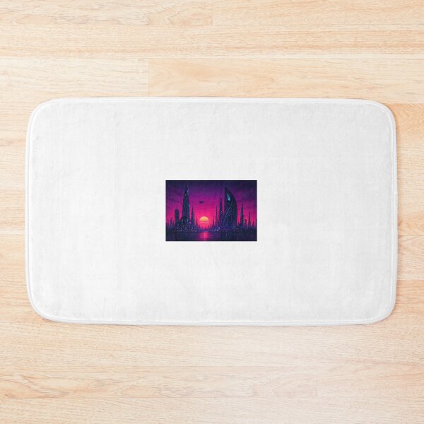 Item preview, Purple futuristic City designed and sold by eliasase.