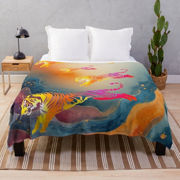 Item preview, Surreal swimming tigers designed and sold by Knock on my door.