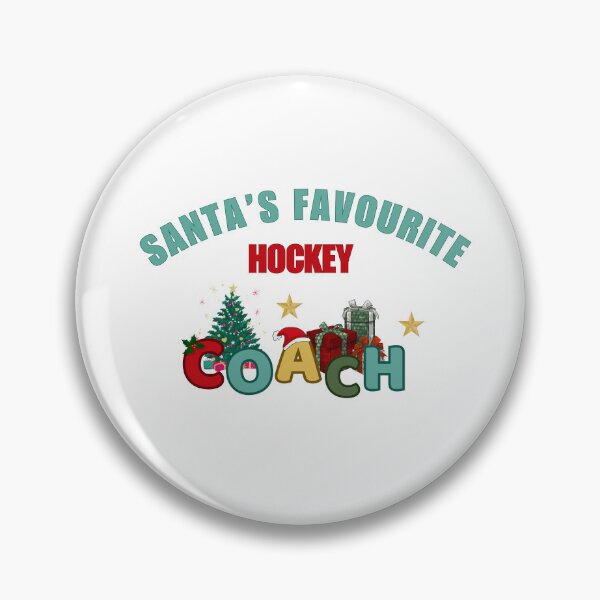 Item preview, Santa’s Favourite Hockey Coach designed and sold by DixieGirlStudio.