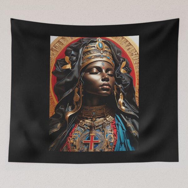Item preview, Black Madonna; Ai Art; designed and sold by StickerApe.