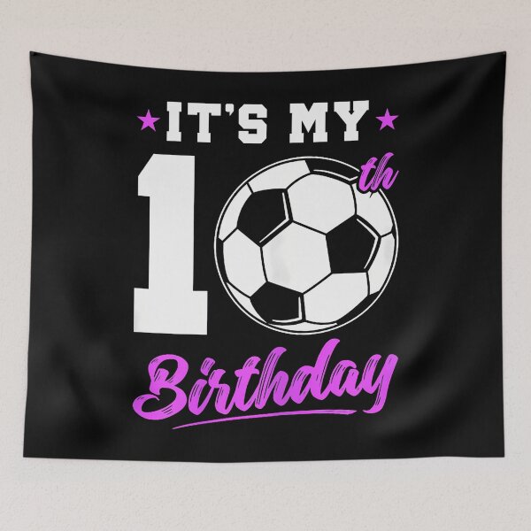 Item preview, 10 Years Old Girl 10Th Birthday Gift Soccer Birthday Girl designed and sold by TysonLangosh.