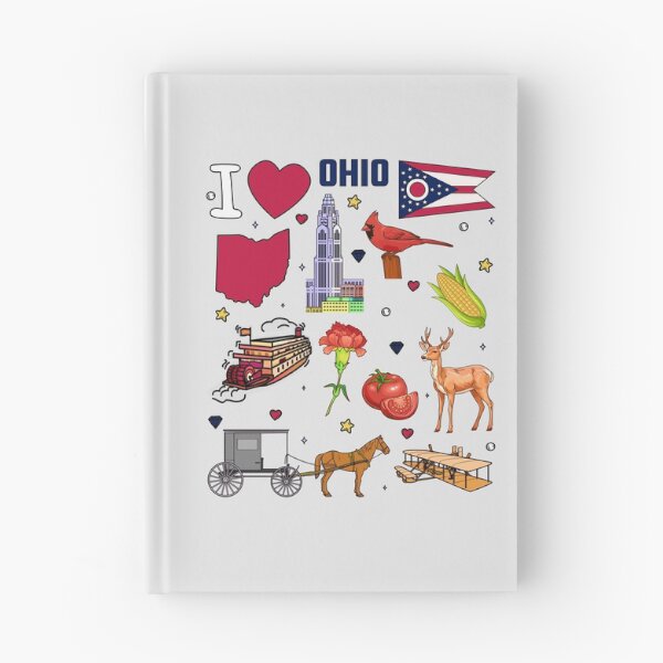 Item preview, Heart of Ohio, Vintage State Pride Collage - Buckeye Land Favorites designed and sold by mashmosh.