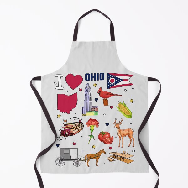 Item preview, Heart of Ohio, Vintage State Pride Collage - Buckeye Land Favorites designed and sold by mashmosh.