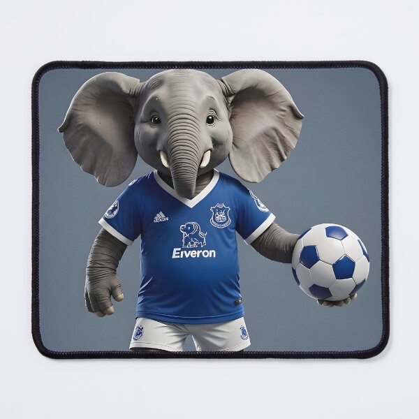 Item preview, Changy the Elephant Everton Mascot designed and sold by GillyAiArt.