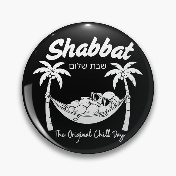 Item preview, Shabbat the Original Chill Day – Retro Jewish Sabbath Art - Shabbat Shalom designed and sold by luvandsocial.