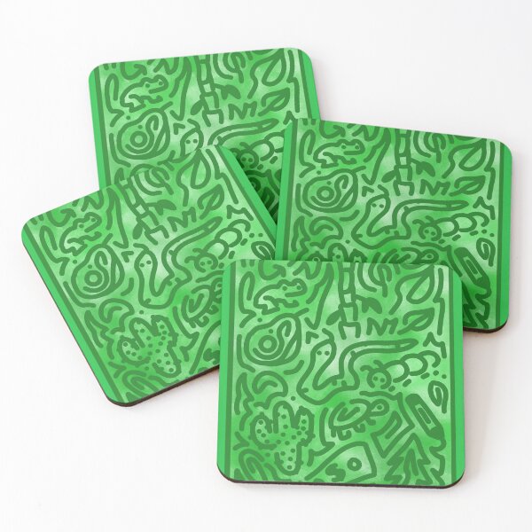 Item preview, Green Aesthetic Mural designed and sold by snippssss.