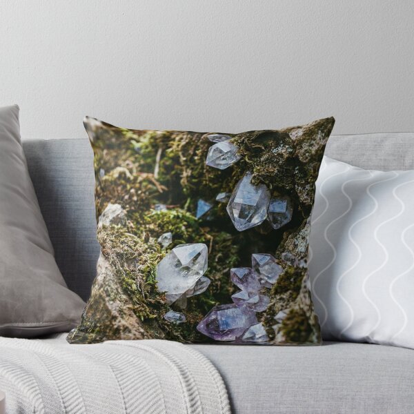 Item preview, Raw Crystals in Moss - New Naturalism Nature designed and sold by Jawoahl.