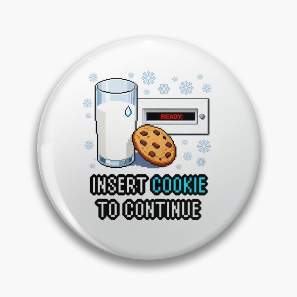 Item preview, Insert Cookie to Continue — Pixel Arcade Gag designed and sold by gstevensonart.