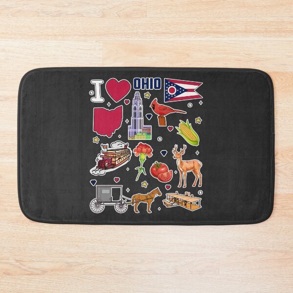 Item preview, Vintage Ohio Pride, A State Symbols Sticker Pack designed and sold by mashmosh.