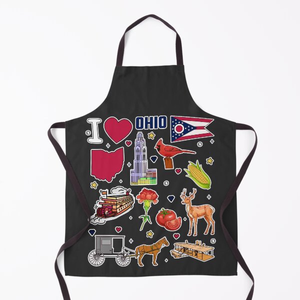 Item preview, Vintage Ohio Pride, A State Symbols Sticker Pack designed and sold by mashmosh.