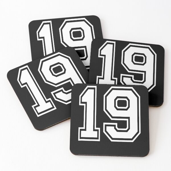 Item preview, Number 19 Birthday Gift Sports Player Team Numbered Jersey designed and sold by TysonLangosh.