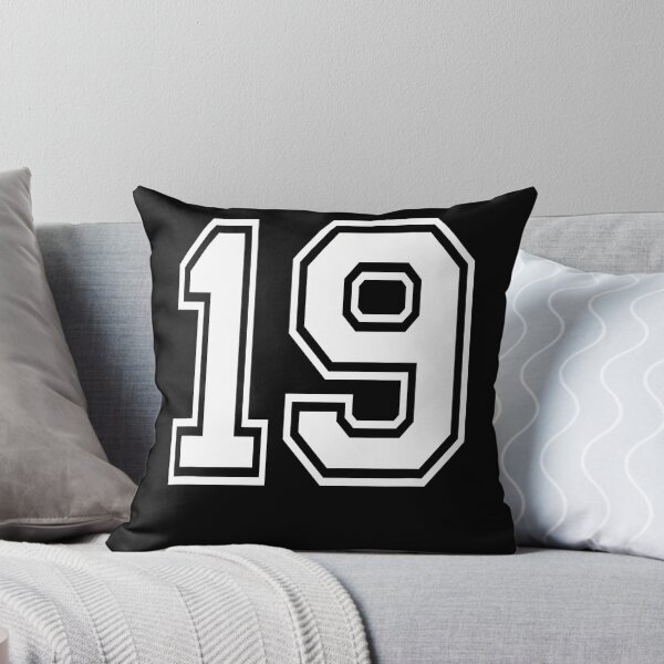 Item preview, Number 19 Birthday Gift Sports Player Team Numbered Jersey designed and sold by TysonLangosh.