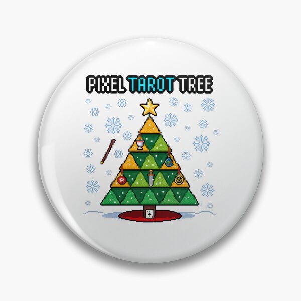 Item preview, Pixel Tarot Tree — Retro Arcana Ornaments designed and sold by gstevensonart.