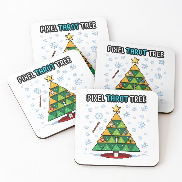 Item preview, Pixel Tarot Tree — Retro Arcana Ornaments designed and sold by gstevensonart.