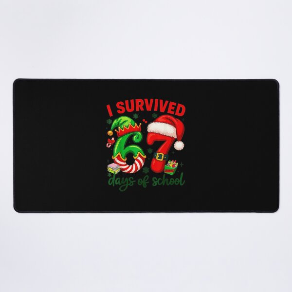 Item preview, I Survived 67 Days Of School Christmas Candy Cane Six Seven designed and sold by JEFDodsonArt.