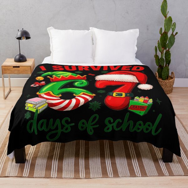 Item preview, I Survived 67 Days Of School Christmas Candy Cane Six Seven designed and sold by JEFDodsonArt.