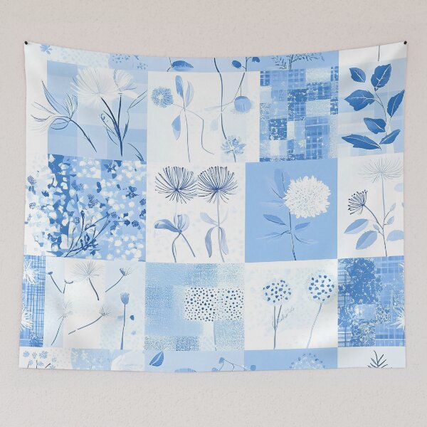 Item preview, Cozy Quilt Dandelion Patchwork Patterns 03 designed and sold by CharlieDesings.