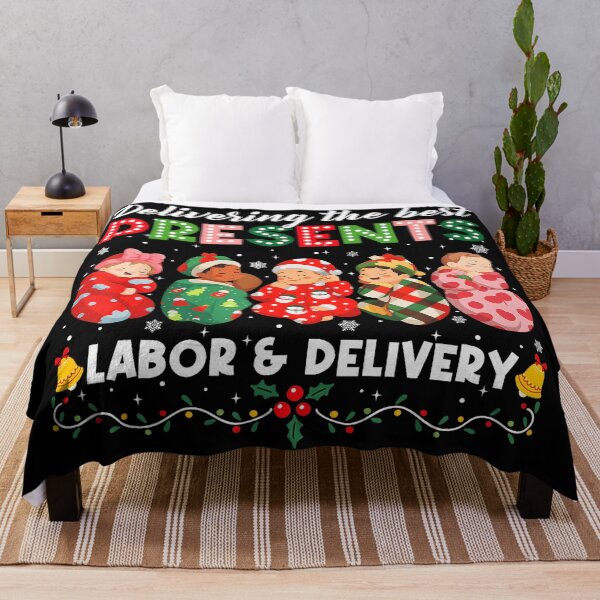 Item preview, Labor Delivery Nurse Delivering The Best Presents Christmas designed and sold by WayTBeenkenArt.