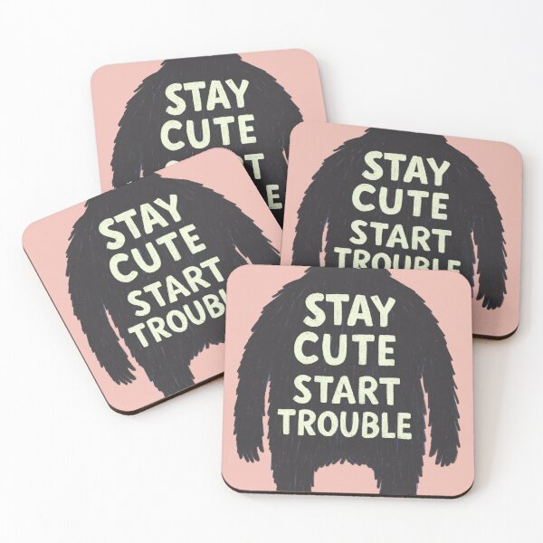 Item preview, Stay Cute, Start Trouble – Fuzzy Cryptid designed and sold by Itouchedabee.
