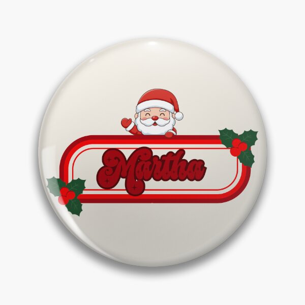 Item preview, Martha and Santa Claus designed and sold by ArtCraftLab.