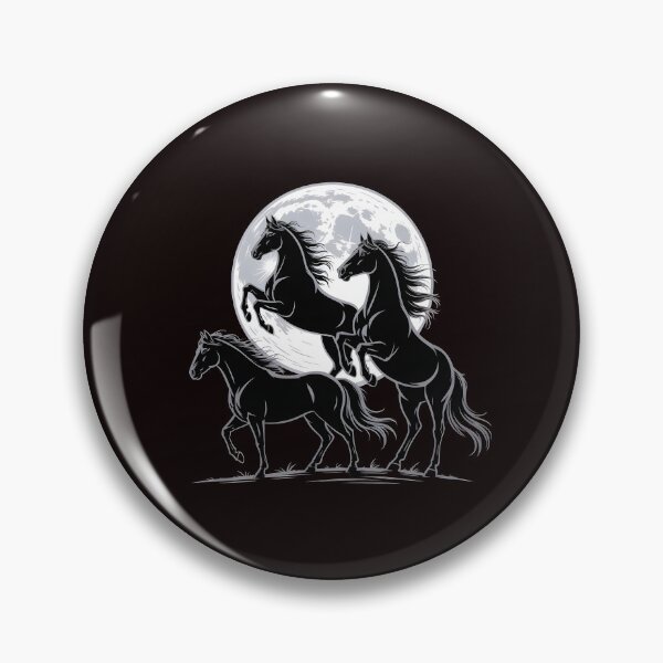 Item preview, Three Horse Moon – Mythical 3 Horses Howling at the Moon designed and sold by Redgiant87x.