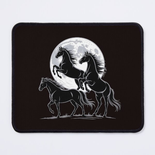 Item preview, Three Horse Moon – Mythical 3 Horses Howling at the Moon designed and sold by Redgiant87x.