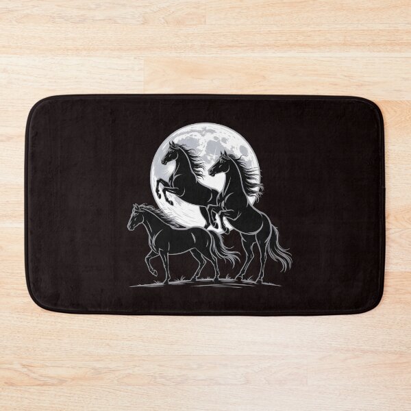 Item preview, Three Horse Moon – Mythical 3 Horses Howling at the Moon designed and sold by Redgiant87x.