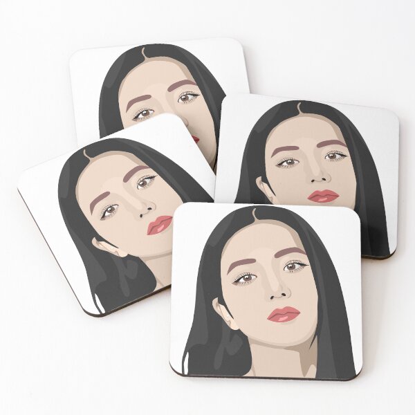 Item preview, Jisoo of BLACKPINK in a stunning vector digital portrait. designed and sold by Aome22.