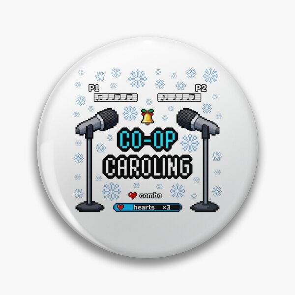 Item preview, Co‑Op Caroling — Pixel Duet HUD designed and sold by gstevensonart.