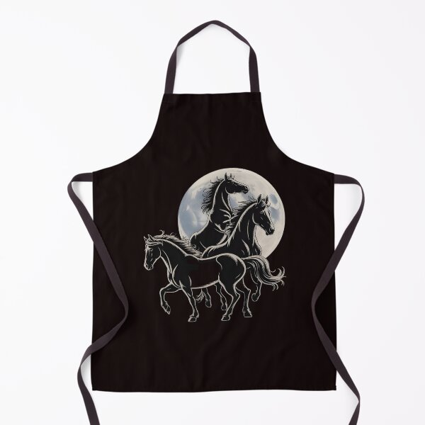 Item preview, Three Horse Moon – Dreamy 3 Horses Howling at the Moon Art designed and sold by Redgiant87x.