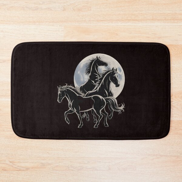 Item preview, Three Horse Moon – Dreamy 3 Horses Howling at the Moon Art designed and sold by Redgiant87x.