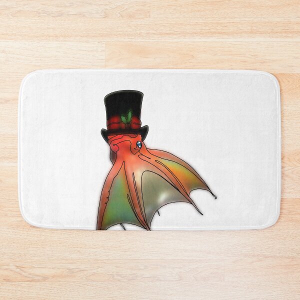 Item preview, Vampire Squid Wearing a Snowman Hat - animalzinhats designed and sold by Ashley’sAnimalz.
