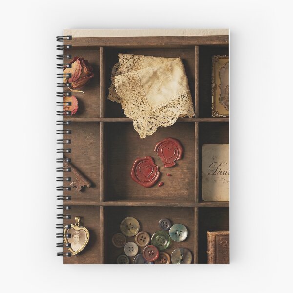 Item preview, Vintage Love Letters - Dark Academia Shadowbox designed and sold by SavinMercantile.