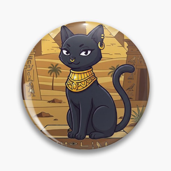 Item preview, Cute Cartoon Bastet Cat Figure Sticker designed and sold by Stickerna.
