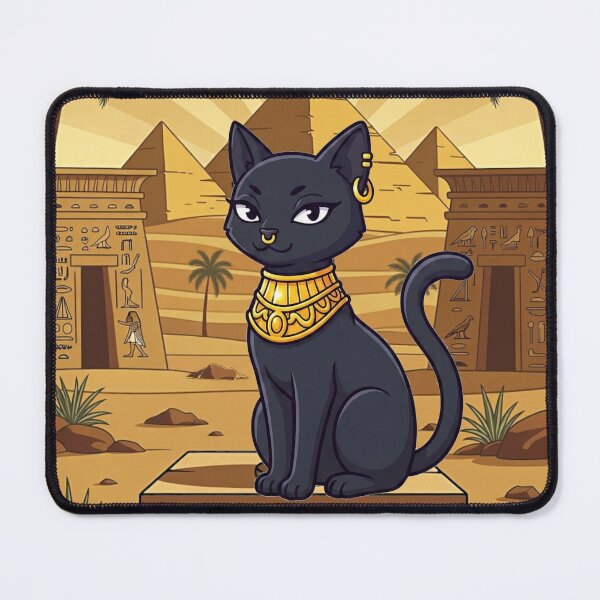 Item preview, Cute Cartoon Bastet Cat Figure Sticker designed and sold by Stickerna.