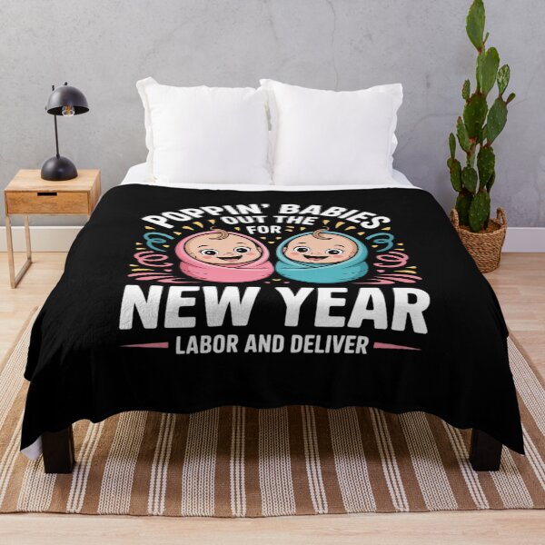 Item preview, Poppin Out Babies New Year Labor & Delivery 2025 Humor designed and sold by MyzoToyota.